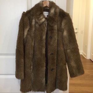 Club Monaco Faux Fur Coat